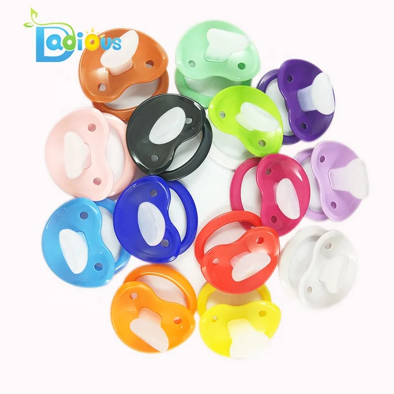 

Original factory wholesale adult pacifier adult baby pacifier ABDL pacifier, 15 kinds of normal;15 kinds of glitter