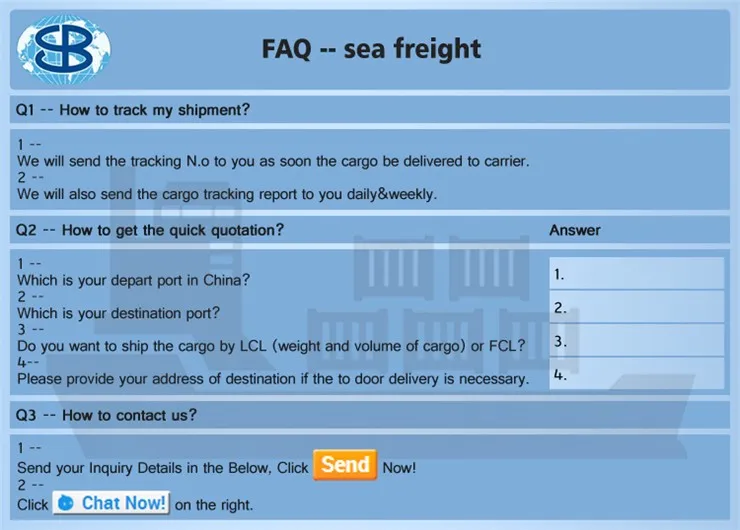 FAQ 1 Sea