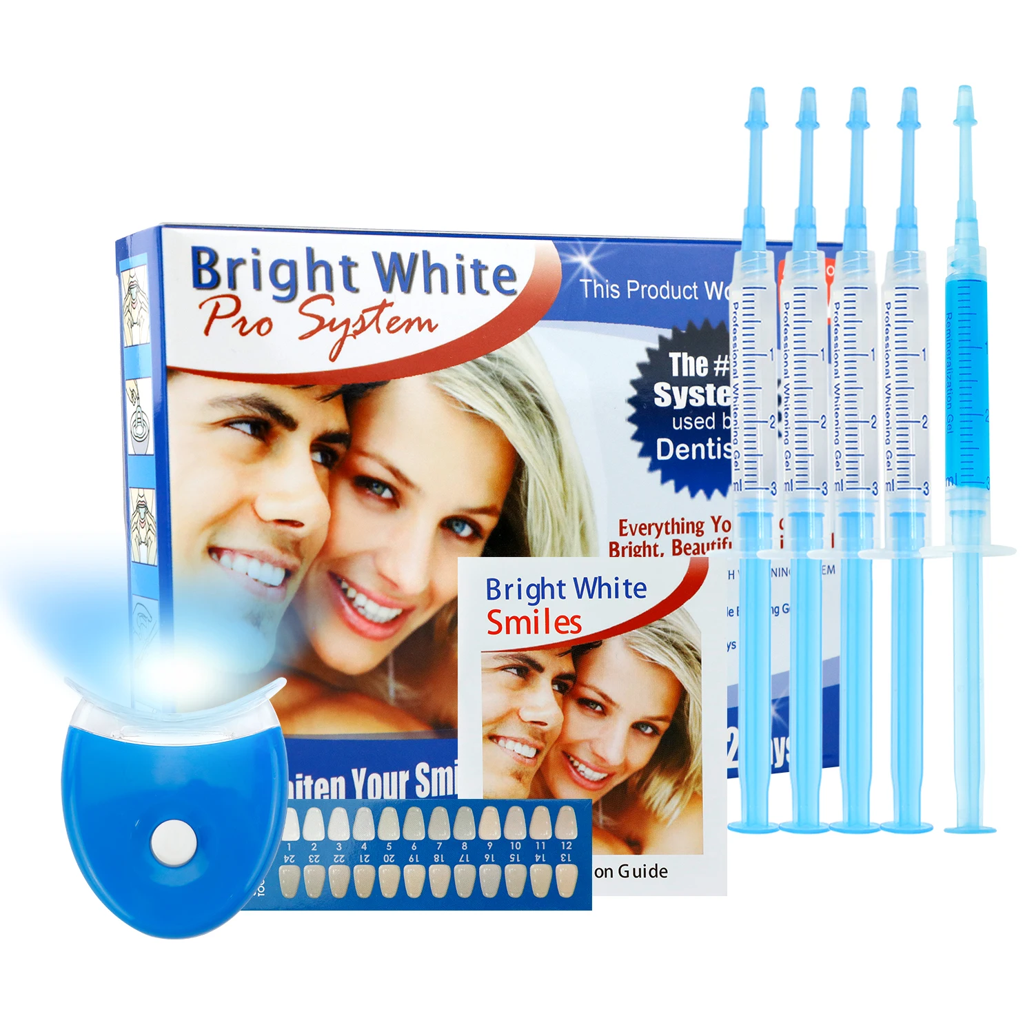 

FDA Approved New design teeth cleaning kit bright white smiles teeth whitening kit
