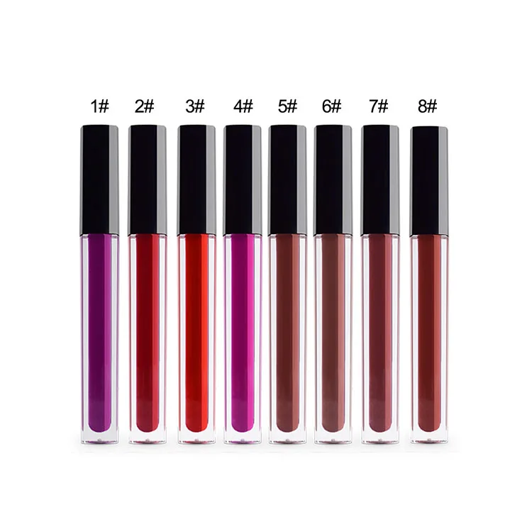 hot new products dark color lip gloss private label waterproof