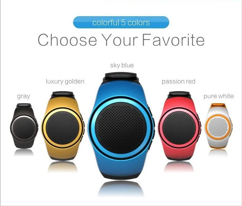 Smart wristband watch speaker mine wireless hands-free mini speaker 3w - ANKUX.COM