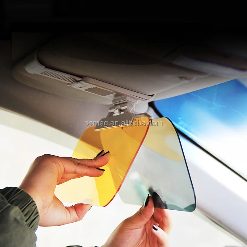 2 In 1 Car Sun Visor Hd Anti Sunlight Dazzling Goggle Day Night Vision