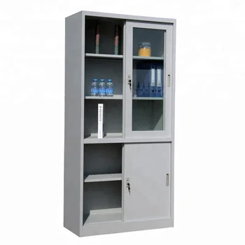 Knock Down Four Sliding Doors Steel Book Cabinet Buy Steel Book Cabinet Sliding Glass Door Display Cabinet Laboratory Steel Glass Door Storage