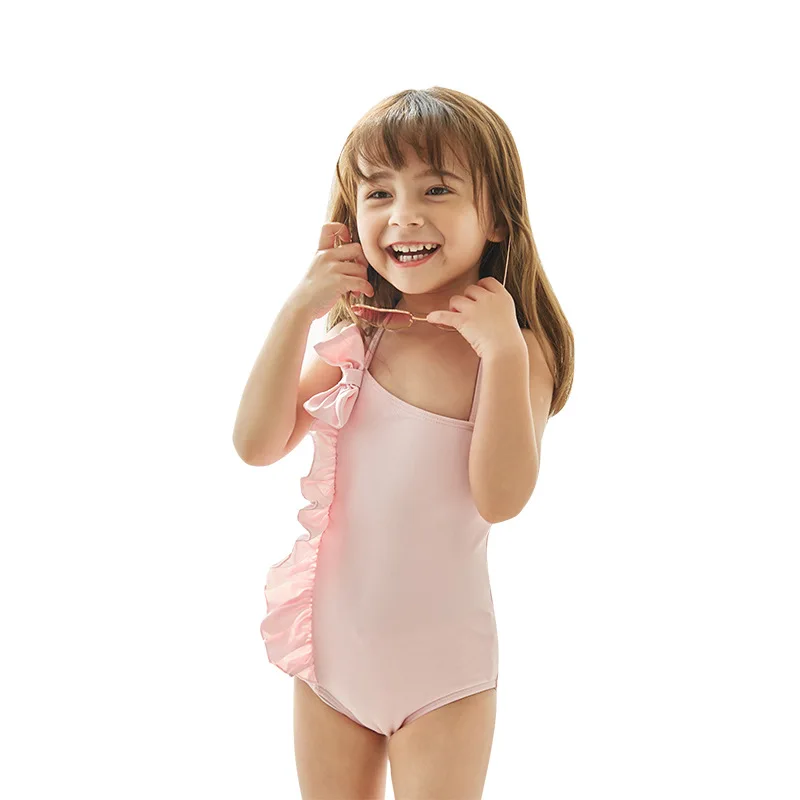 

Free Shipping New Fashion Hot Summer Nice Children cute one piece kids Swimwear Swimsuit Bikini for Baby Girl