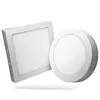 12w aluminium round square surface mounted led light fixtures
