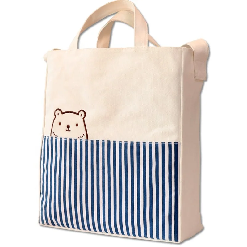 

Fashion Cartoon Printing Canvas Diaper Handbags, Multi color (customized color is acceptable)