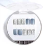 FSM Pink Glitter Shiny Press on Artificial Nail Tips