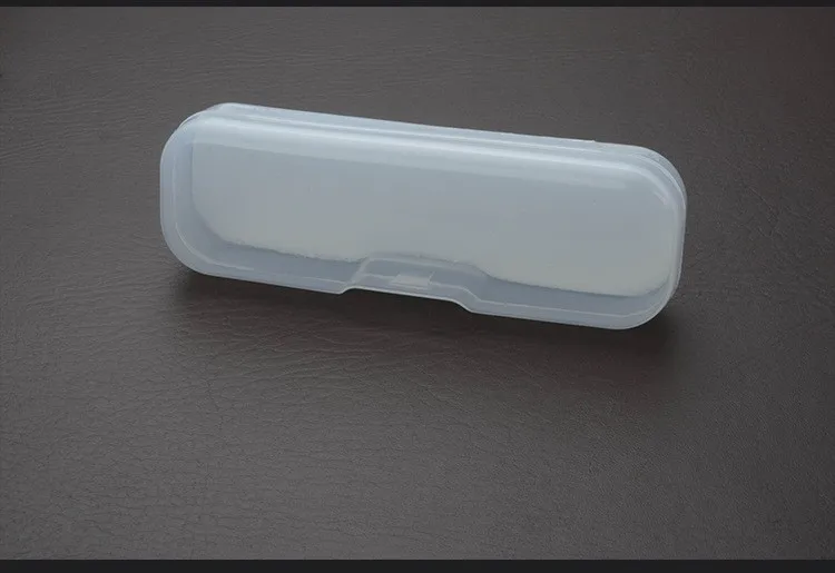 Durable Press Button Closure Clear Eyeglass Sunglasses Case,New Style