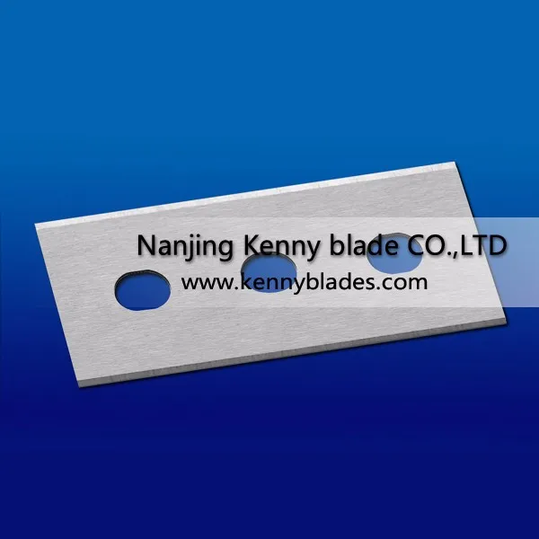 Thickness 0.15/0.2/0.3/0.4mm Double Edge Tungsten Carbide 3hole Razor