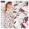 2019 New design dress material 100 rayon printed floral fabric for garments