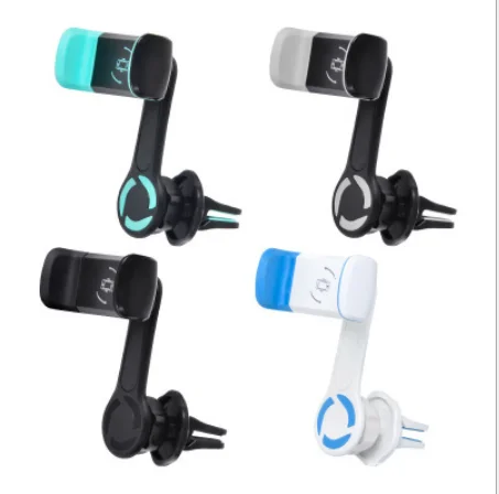 

360 degree rotation universal long arm mobile phone clip car air vent phone stand holder air vent mount bracket for smartphones