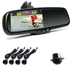 4.3" Monitor Camera Rear View Mirror Car Parking Sensor Reverse Camera For Renault