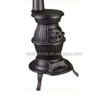 Metal Pot Belly Stove Wood Fireplaces Heater