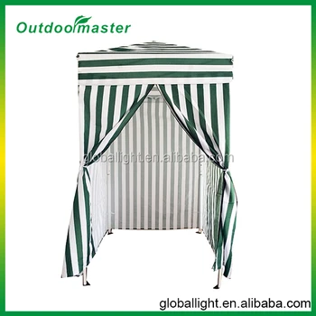 Pop Up Stripe Green Color Beach Cabana Tent Pop Up Stripe Green Color Beach Cabana Tent