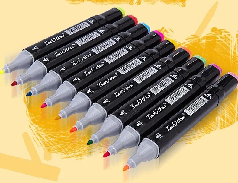 Hot Sell Dual Tip Marker Pen High Quality Double Permanent Marker Pen