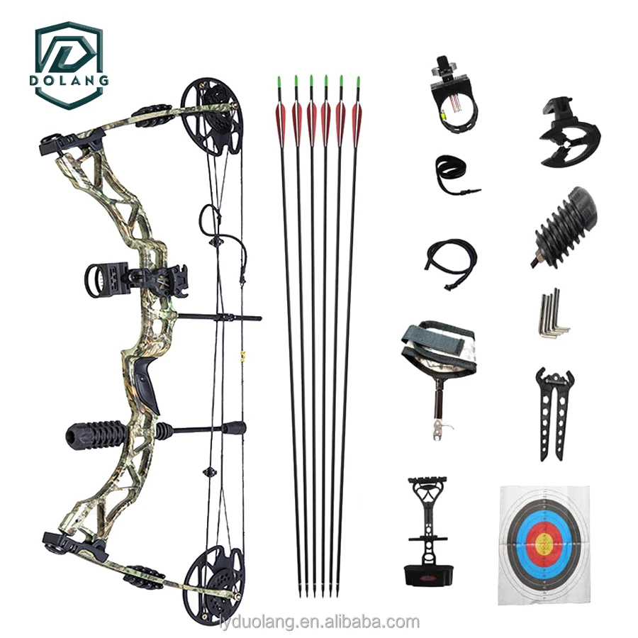 

Outdoor Archery Camo Hunting China Compound Bow Set with Bow Accessories