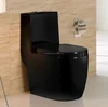 bathroom ceramic black color toilet round shape indian wc toilet water closet size