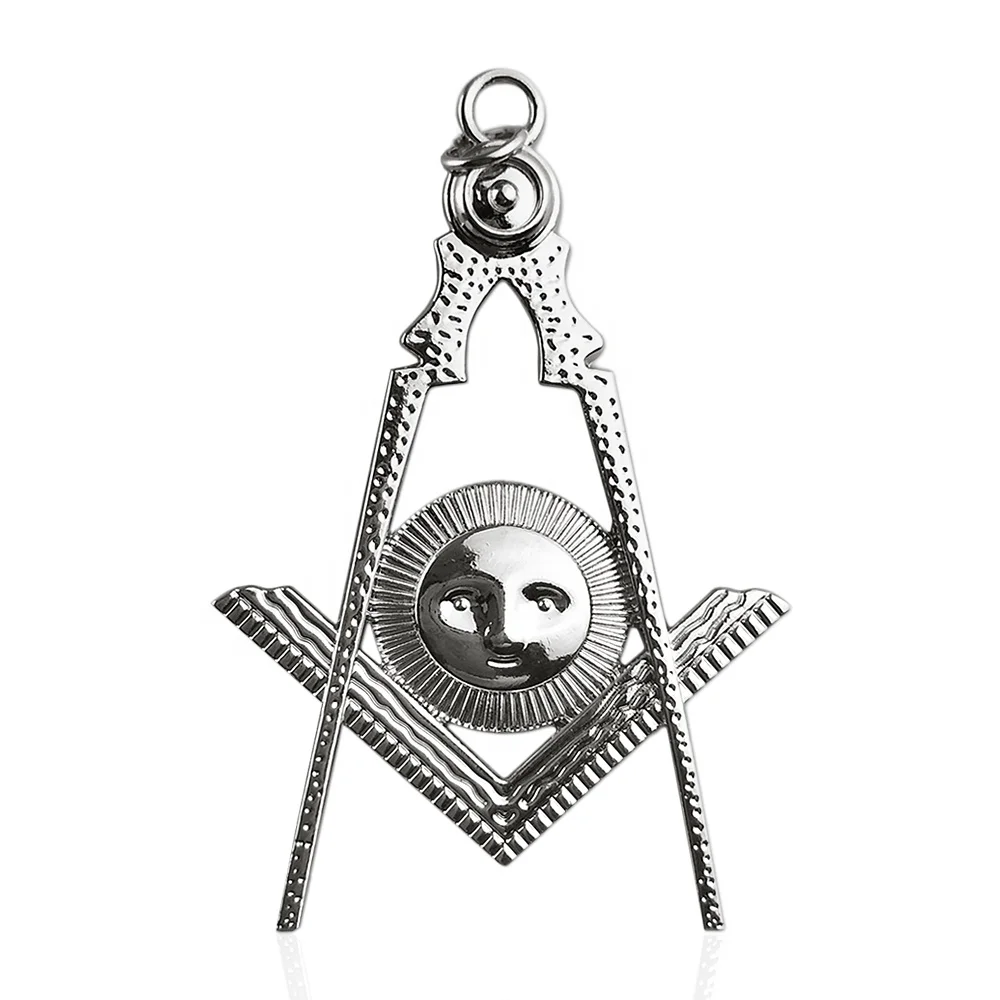 

Masonic Lodge Regalia 13pcs Full Set Master Collar Jewels Charms Silver Pendant Tyler Chaplain Senior Steward