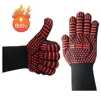 

Heat Resistant Thick Silicone Cooking Baking Barbecue Oven Gloves BBQ Grill Mittens Dish Washing Gloves Kitchen Accessories
