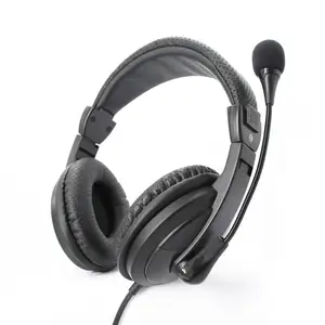 Wholesale Professional Wired Computer Call Center Stereo USB Headset With Mic