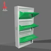 Cheap home furniture shabby chick vintage shoe storage rack 3 tier steel shoe locker