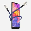 Amazing Quality Fish Net Zinc Cable USB C Data Fast Charging Line QC3.0 Mobile Phone Charger Cable for iPhone for iPad
