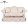 House furniture import furniture from China flower pattern jacquard upholstery couch pink romantic loveseat sofa