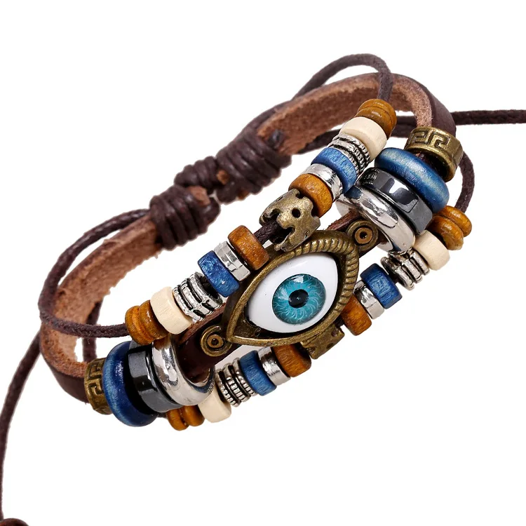 

2019 Top Selling Blue Eyes Bracelet Evil Bead Bracelet Cheap Price Wholesale Fashion Jewelry