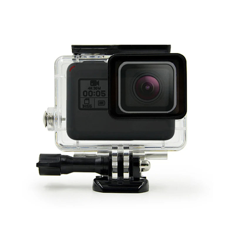 

Fast Delivery IP68 60M Water Resistance Housing Case for GoPro Hero 5 6 7 black, Transparent