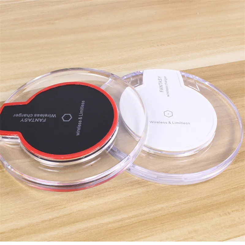 

hot selling singal coil 5w wireless charging pad qi wireless charger, White