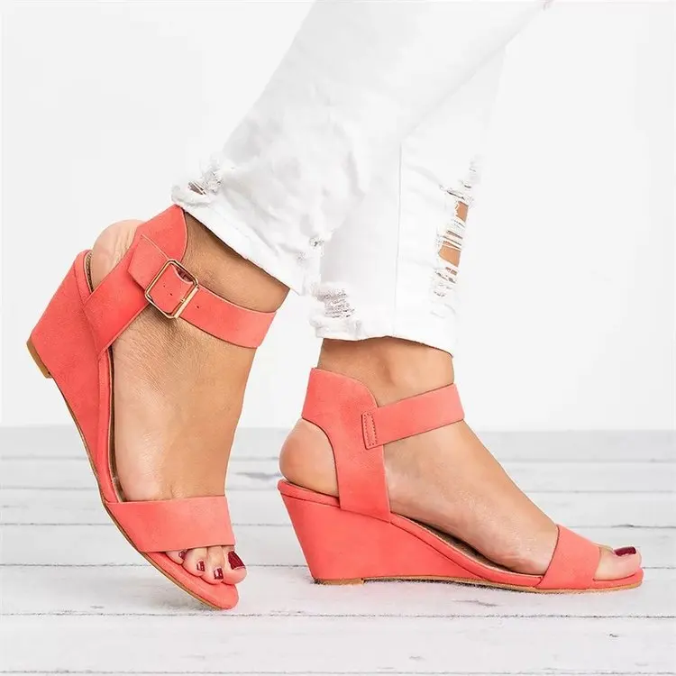 

Plus Size Wedges Summer Shoes High Heels Sandals for Women