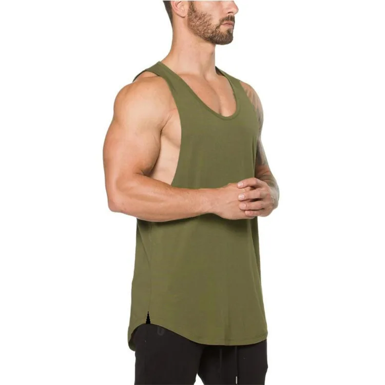 

fitness sleeveless tank tops mens sports clothing