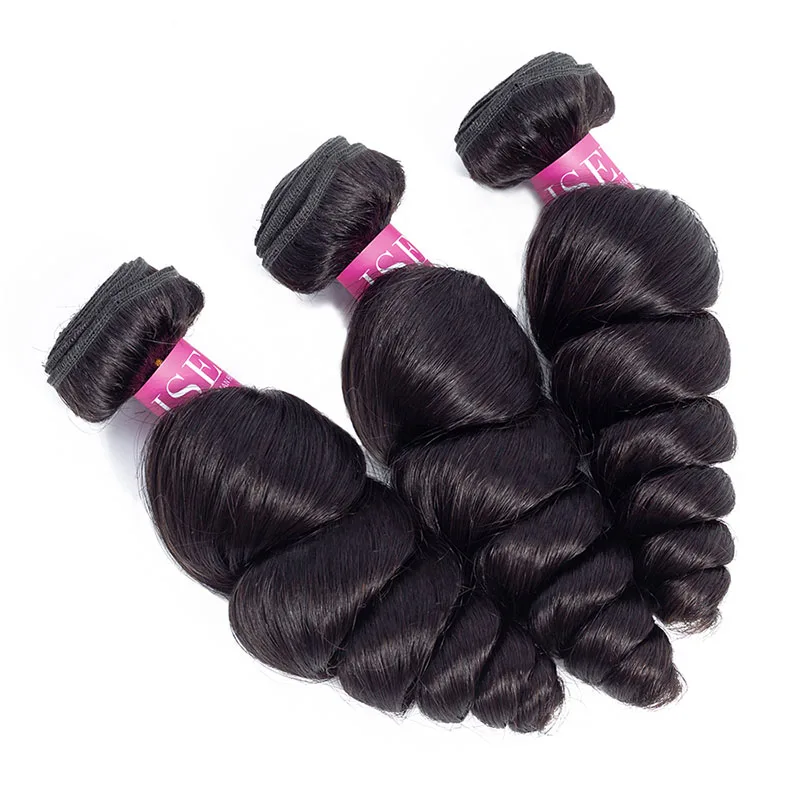 

Premium Quality Cuticle Aligned Brazilian Loose Wave Virgin Human Hair