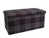 Home storage furniture foldable storage bench fabric storage bin