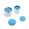 Round Jewelry Gift Box Wedding Ring Paper Wrapper Light Jewel Box In Stock