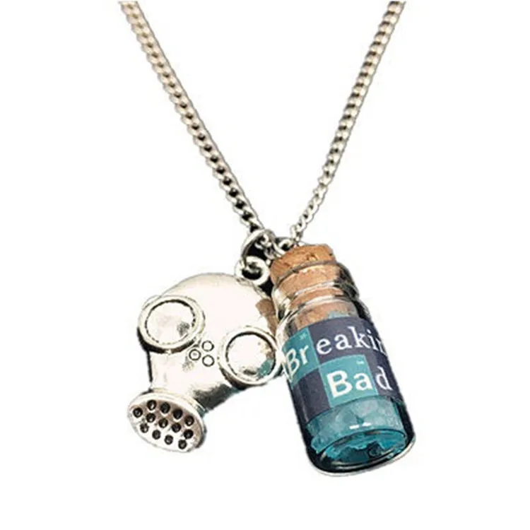

Glass Bottle Pendant Movie The Breaking Bad Personalized Design Necklace, As the picture