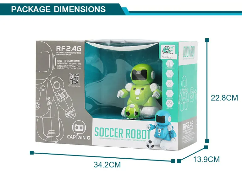 Cool Appearance 2.4g Remote Control Battle Toy Match Football Robot For