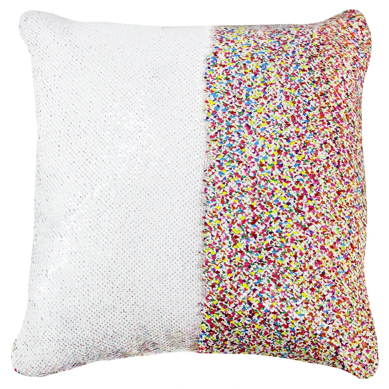

Two Side Magic Mermaid Glitter Reversible Flip Shiny Print Sequin Pillow Cases Sublimation Blank, Custom