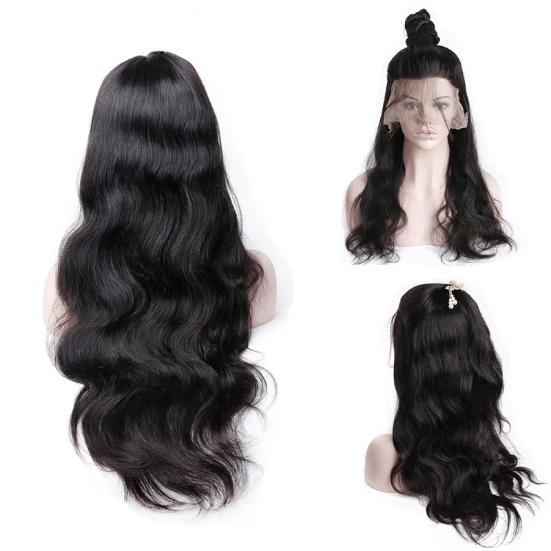 

13*6 Natural Girls Lace Frontal Wig body Wave Brazilian Human Hair Wigs For Black Women, N/a