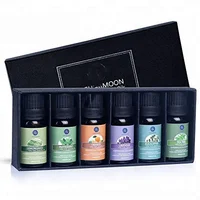 

Essential Oils Top 6 Gift Set Pure Essential Oils for Diffuser, Humidifier, Massage, Aromatherapy, Skin & Hair Care