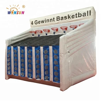 inflatable connect four game basketball giant larger