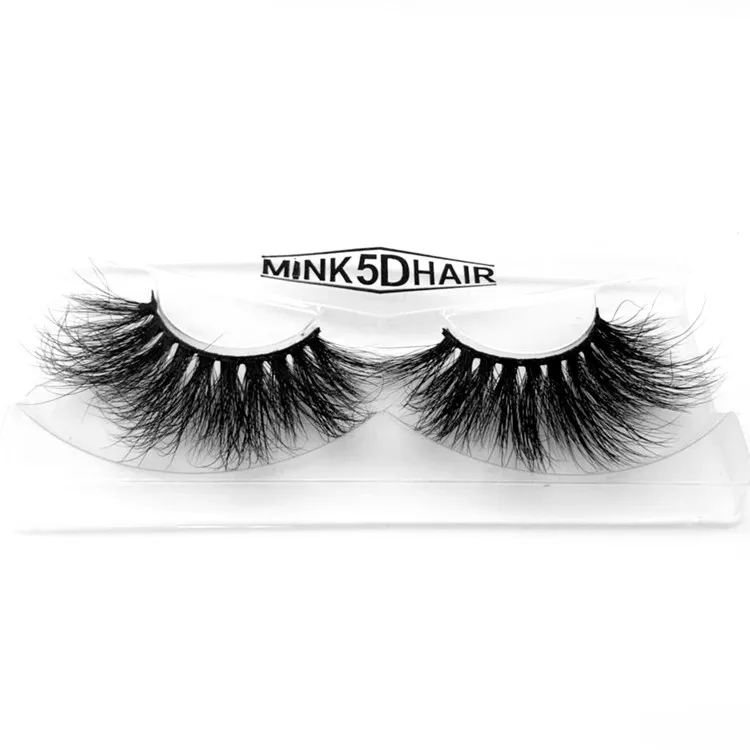 

New Premium Custom Eyelash Packaging,Dramatic Styles Long Mink Lashes 25mm Vendors 3D Mink Lashes, Natural black