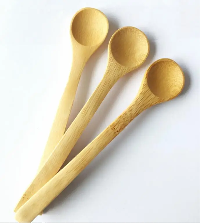 

reusable eco friendly biodegradable bamboo spoon coffee spoon dinner spoon