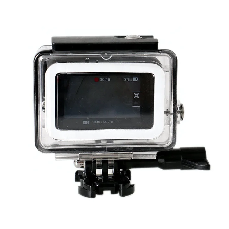 

Go Pro 5 6 7 Black Transparent Waterproof Housing Underwater Protective Case