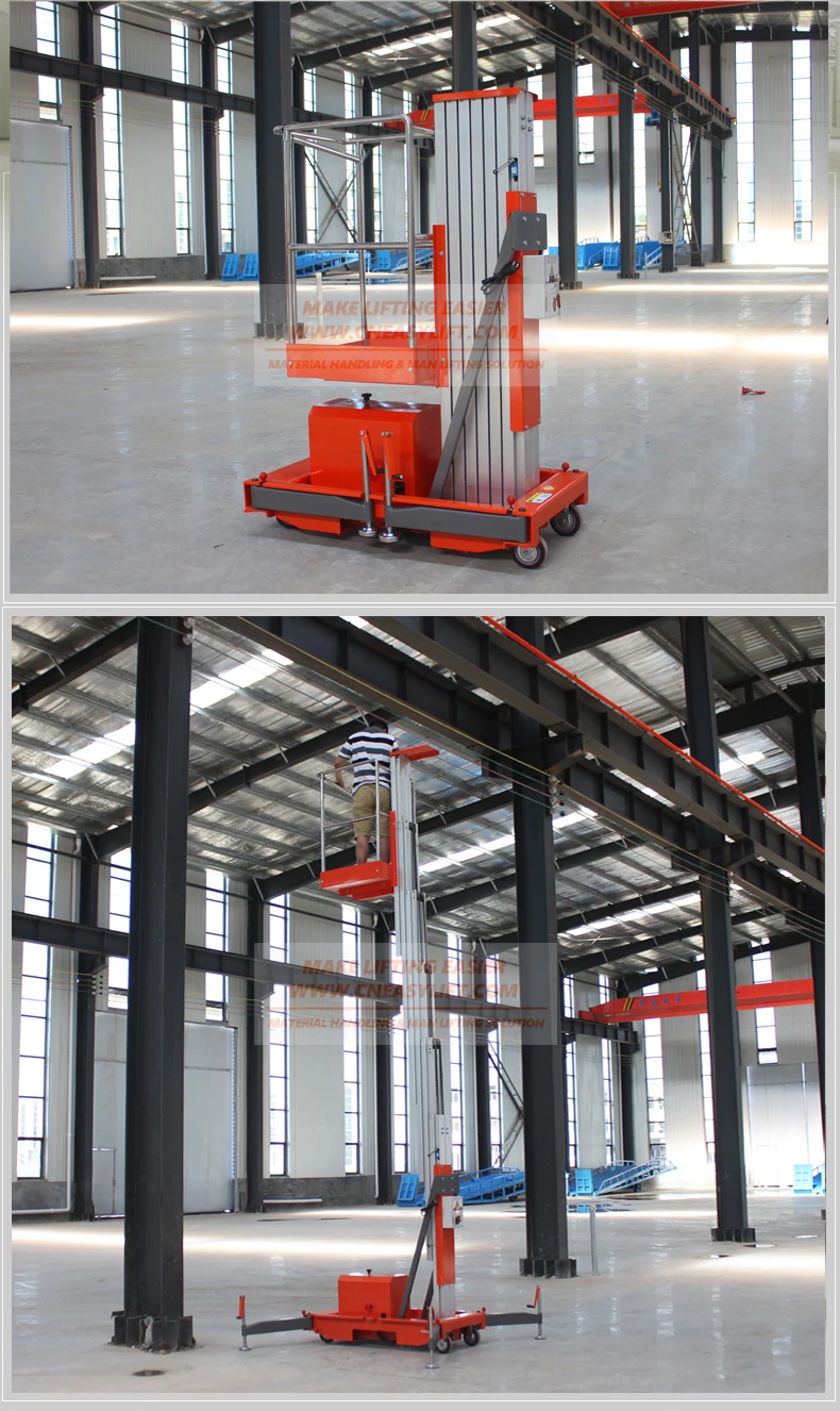 6-10M Aluminum Portable Manlift Elevator