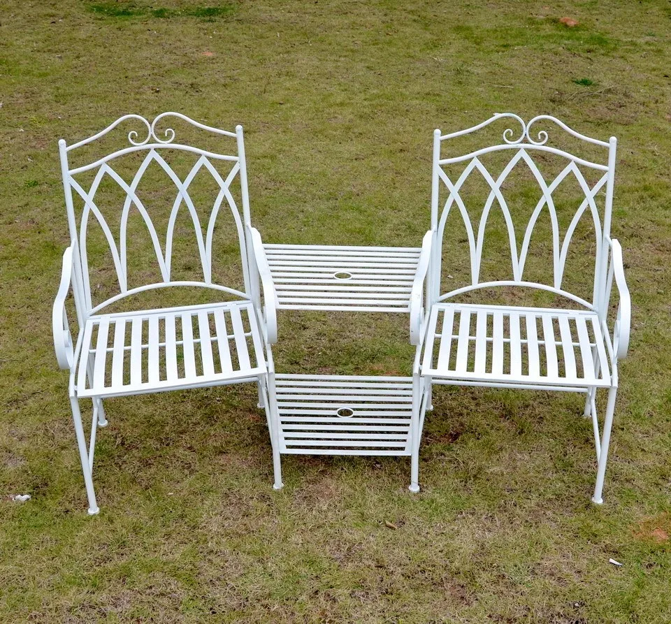 coffee table with two chairs set Leisure Garden Outback Furniture