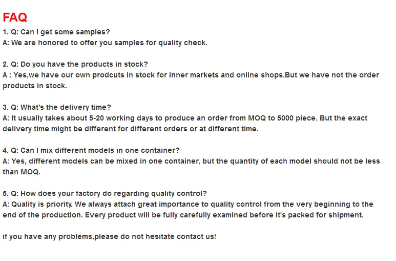 FAQ