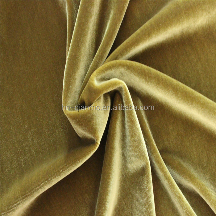 
New Arrival High Quality Warp Knitted Spun velvet fabric 