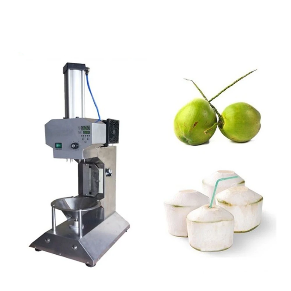 Automatic green coconut peeling machine/ coconut dehusking machine