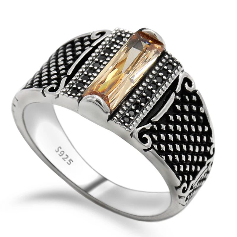 silver men ring